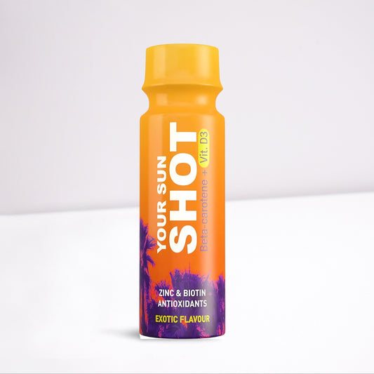Shot > Boisson pour booster votre bronzage