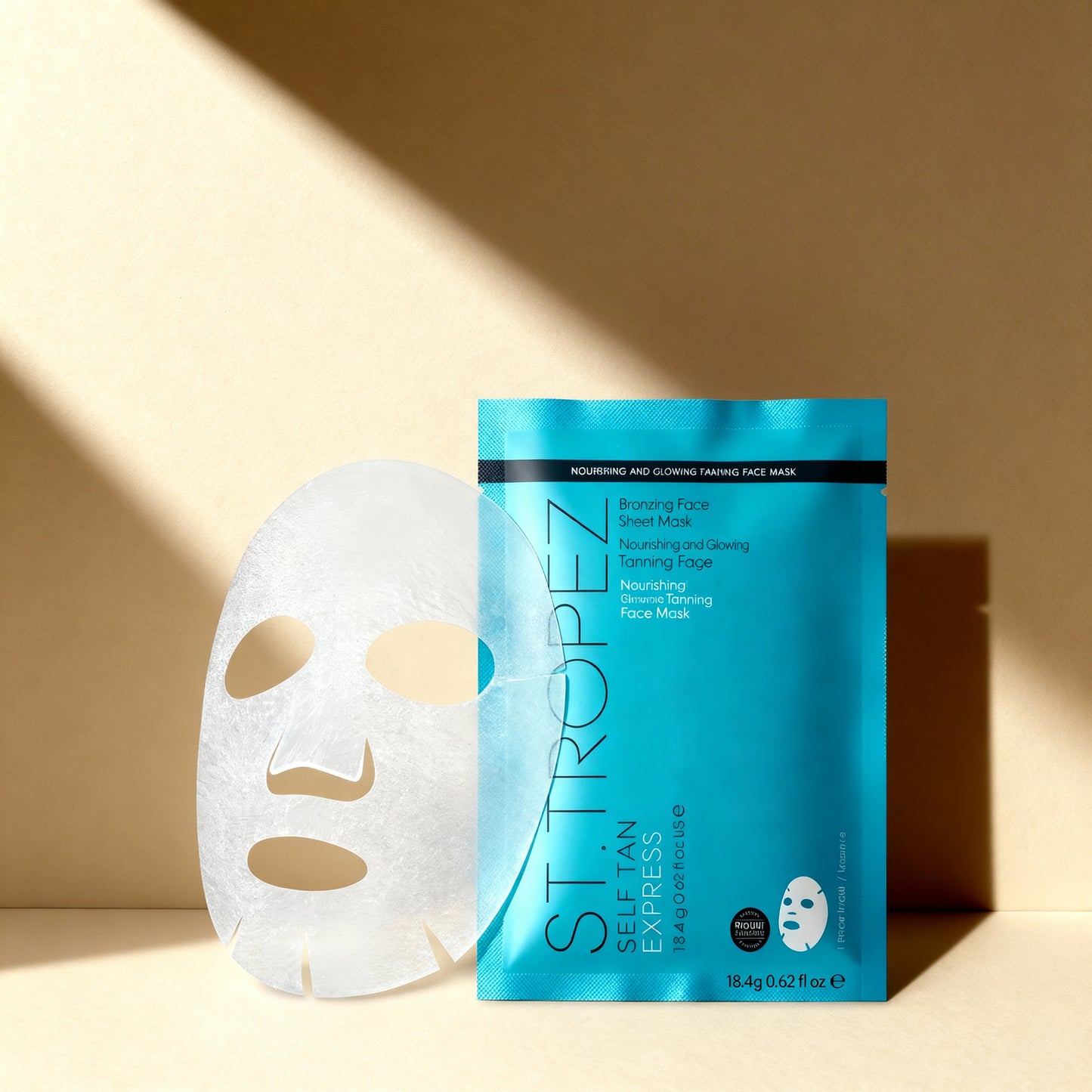 Masque Tissu Bronzant Visage - St Tropez