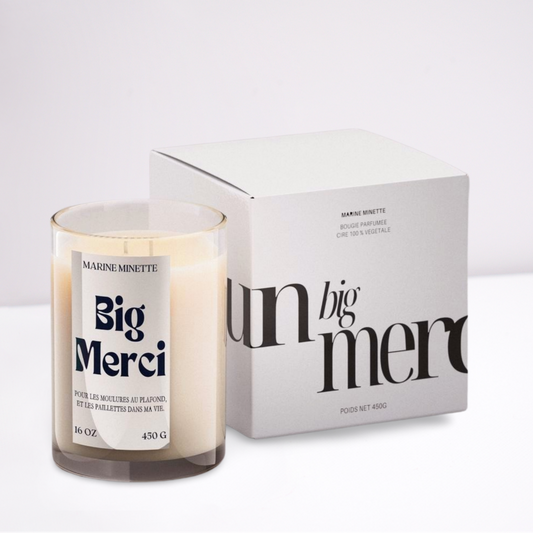 Bougie parfumée "BIG MERCI"