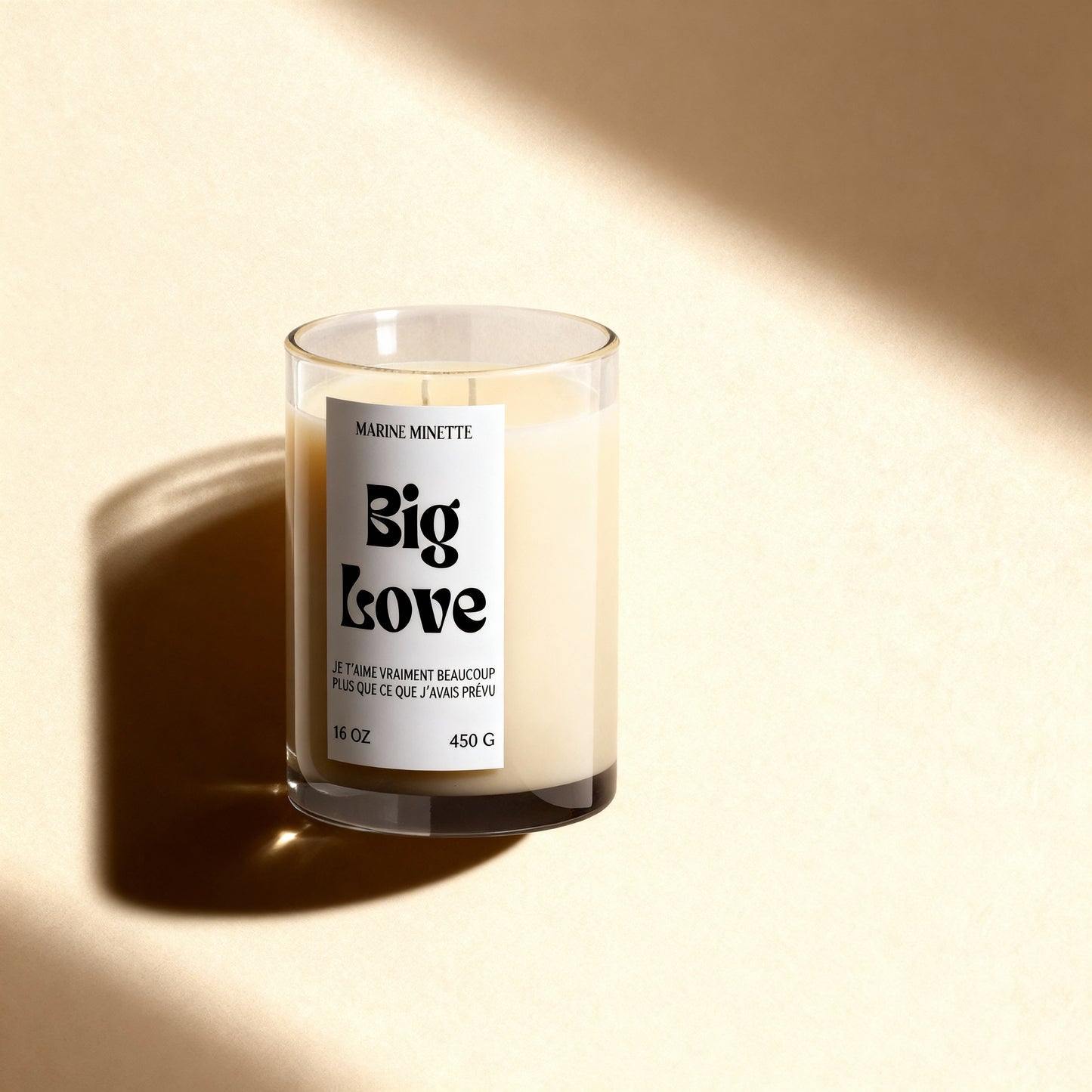 "BIG THANK YOU" scented candle